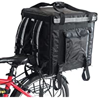 Los mejores  - PK-92V: Caja de entrega de alimentos rígida grande para motocicleta- carga superior- 45-72 cm de largo x 45-72 cm de…